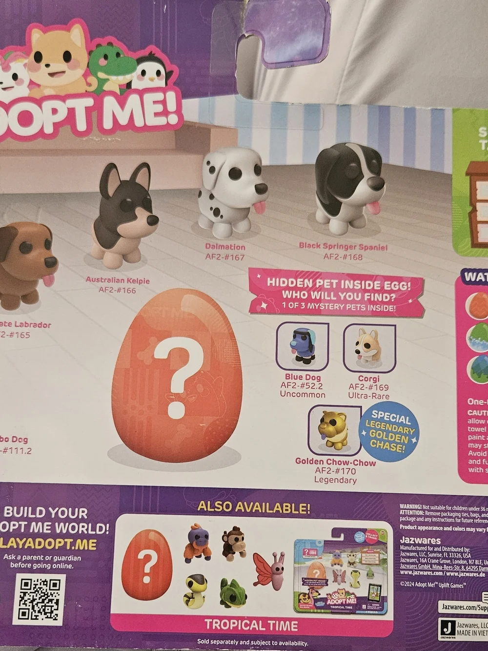 Adopt Me! Perfect Pups Collectible Toy Set - Multi-Color
